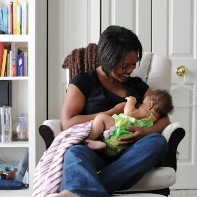mother breastfeeding her baby